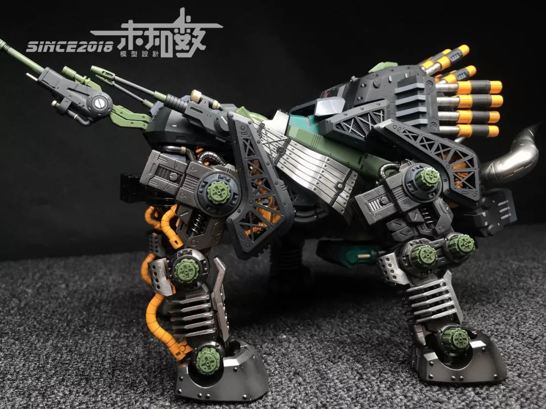索斯机械兽长牙虎涂装,索斯机兽拼装视频合集