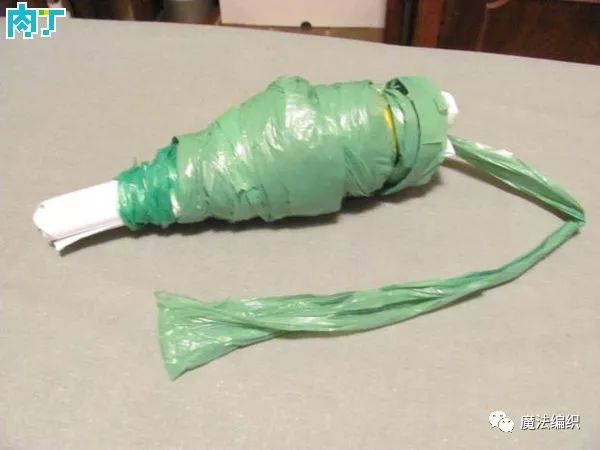 垃圾袋小篮子编织方法,塑料袋变废为宝手工制作篮子