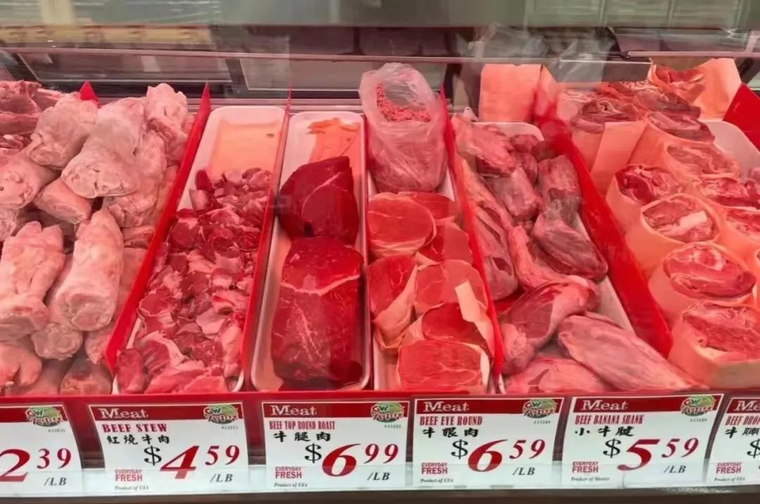 美国蔬菜海鲜价格,通货膨胀美国数据