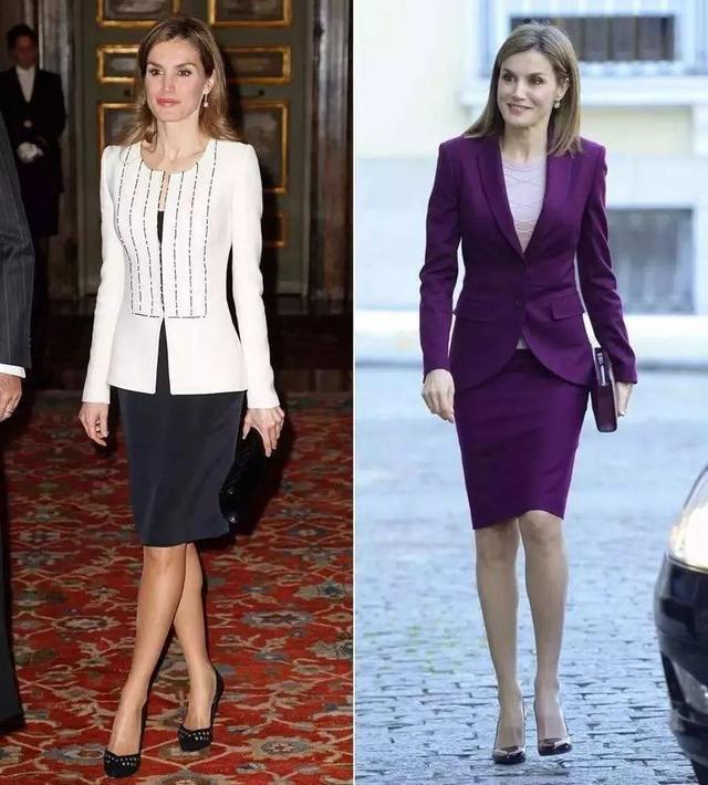 西装配裙子适合哪种发型,中长西装配什么裙子好看