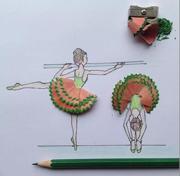 你可以擦掉那滴水,或者顺势用它画点不一样的美丽