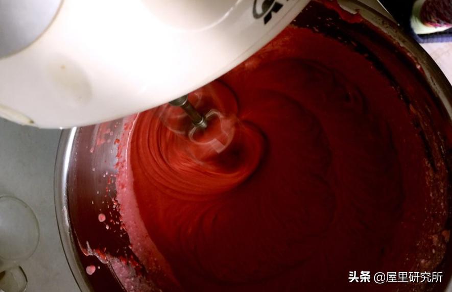 红丝绒蛋糕家用烤箱,小烤箱红丝绒酸奶蛋糕