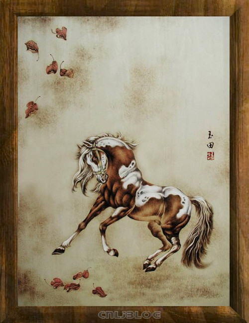 教你画画侧脸,烙画美图