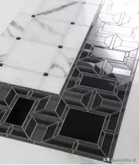 仿水刀和真水刀拼花的区别,设计师讲解水刀拼花效果