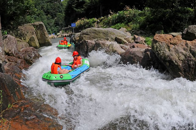 宁波十大漂流景点,宁波漂流游玩攻略