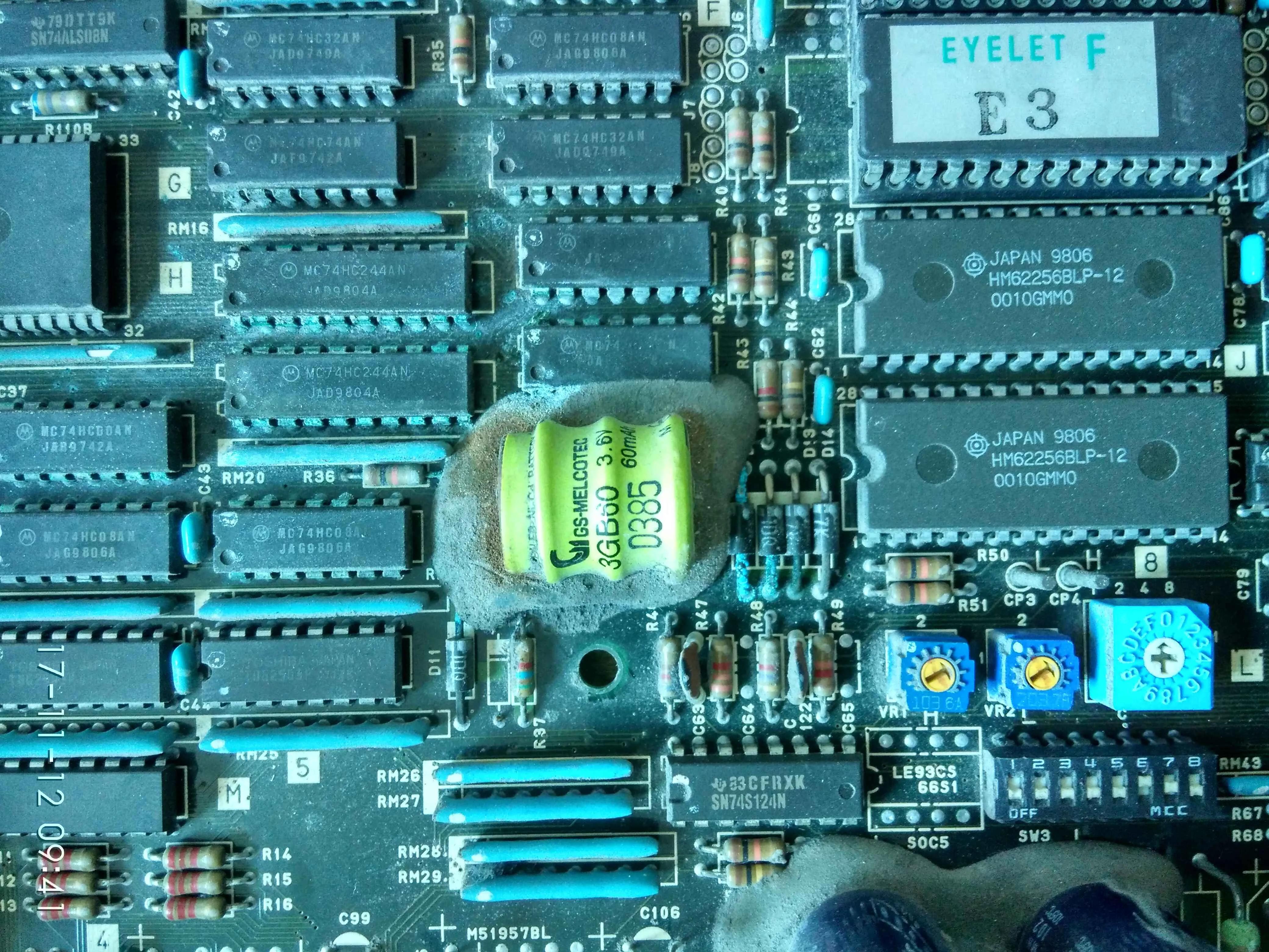 980机器PDH-A1-CPU主控电路板检测维修实例