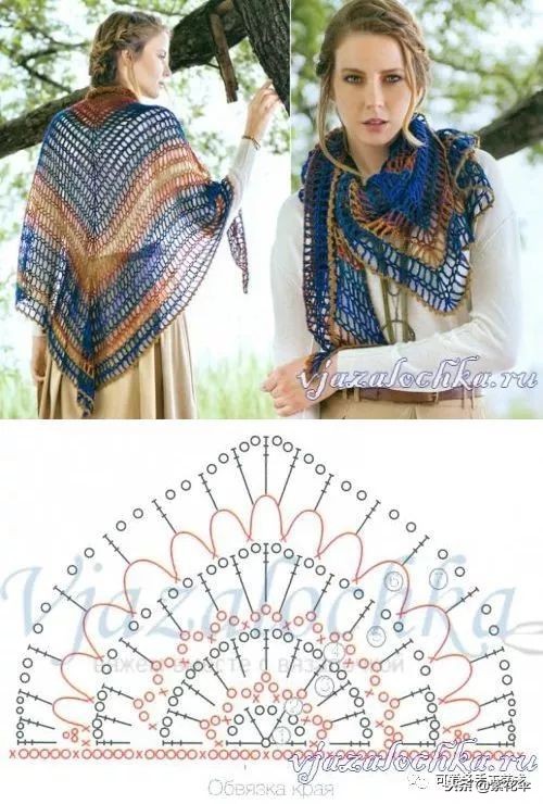 系一条三角围巾最迷人，忽冷忽热都能让你美上天！（附教程）