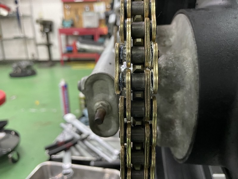 摩托车前链条改16齿,摩托车换牙盘链条教程