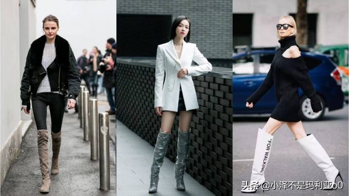 长筒靴推荐测评高个子腿围小,哪种款式高筒靴显腿细测评