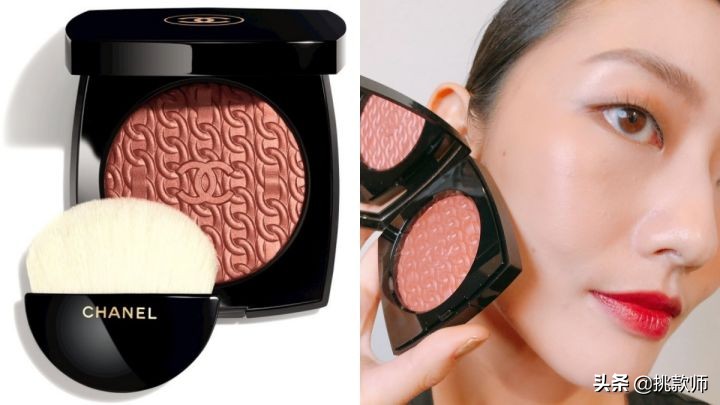 CHANEL香奈儿2020圣诞彩妆链带图腾，超美噢