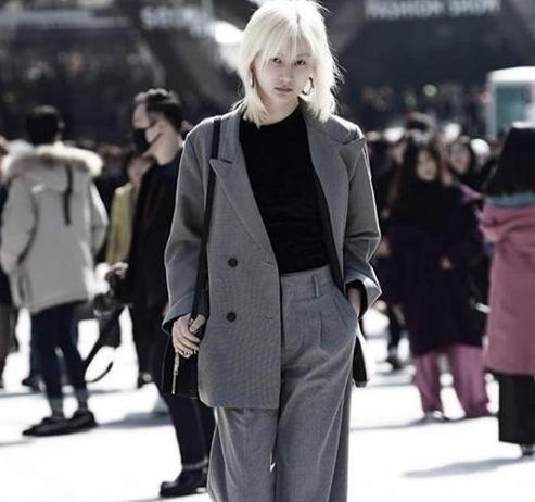 韩国大街上女生真实颜值,韩国街头漂亮女生