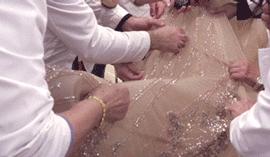 昆凌唐嫣谁漂亮,昆凌婚纱和baby婚纱