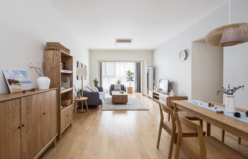 80平米日式风:原木家居自然恬静,如沐春风,美出新境界