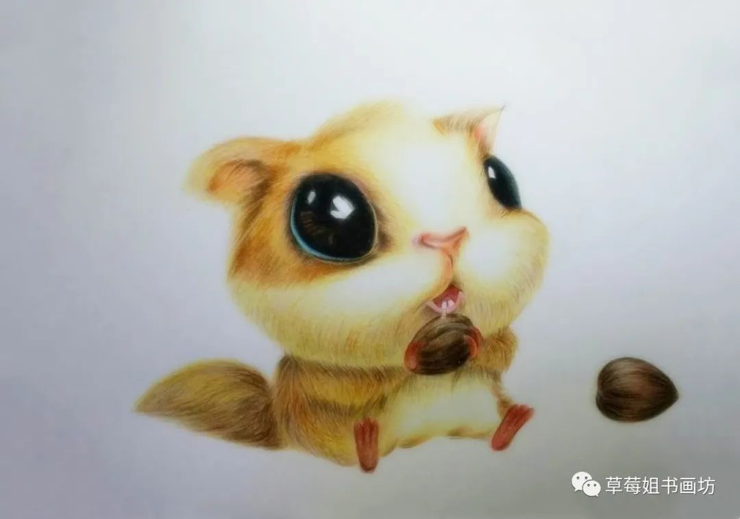 贪吃的小仓鼠怎么画,小仓鼠怎么画马克笔
