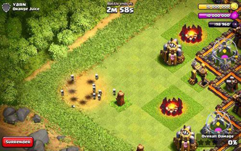 部落冲突骷髅法术和冰冻法术,部落冲突蝙蝠法术与骷髅法术