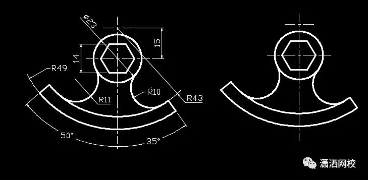 cad中没有半径的情况下怎么画圆角,cad怎么做一个圆角跟指定直线相切