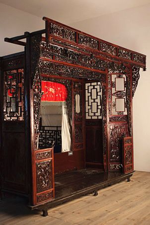 古代材质最好的床榻,古代实木床榻