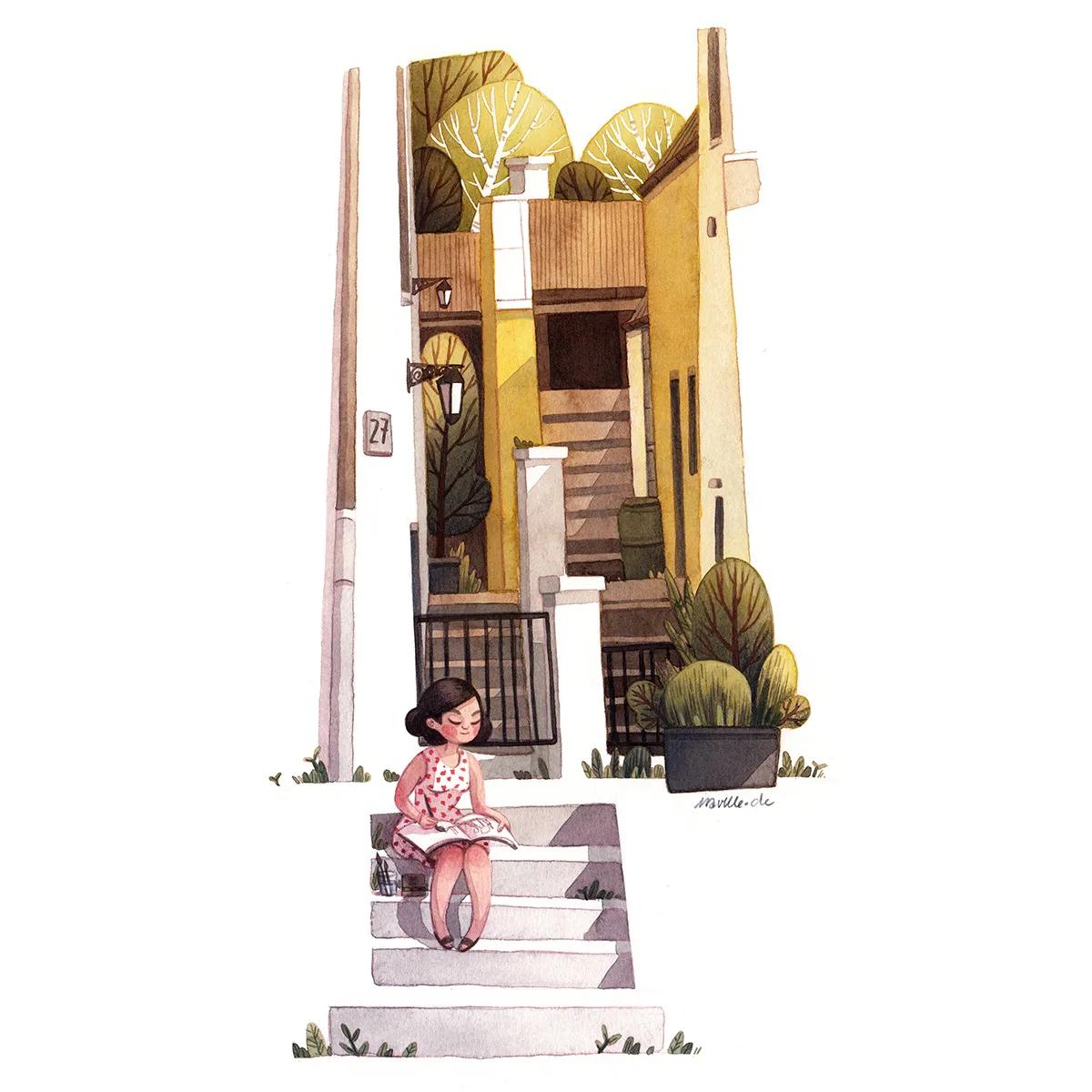 德国著名插画艺术作品,芬兰插画师sannamander作品欣赏