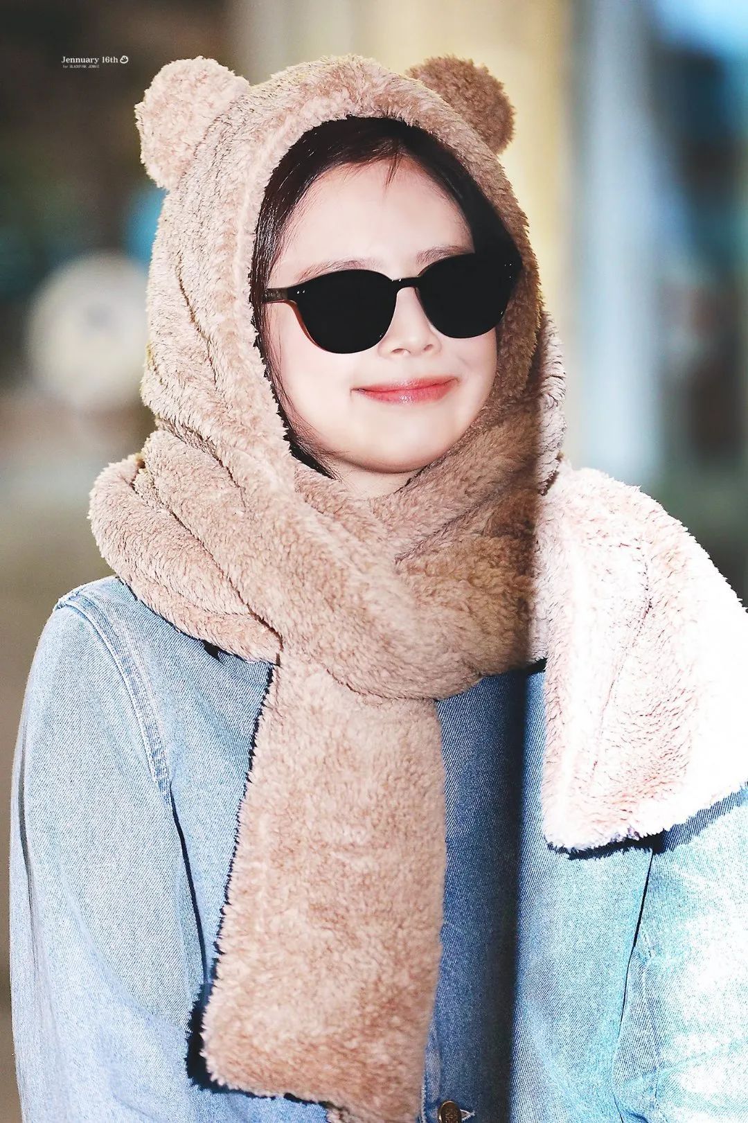 秋冬韩版小熊保暖帽,超级暖和可爱的小熊帽