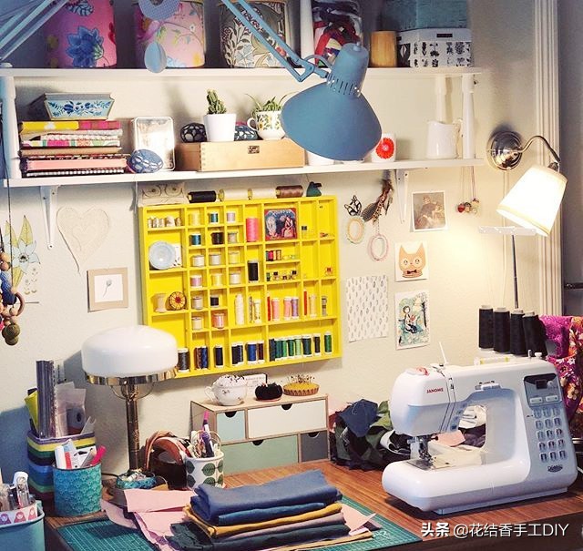 美丽的工作间，幸福的小窝窝，做手工的人都爱它