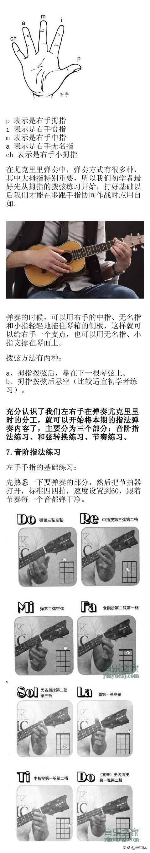 尤克里里小白教程零基础自学,如何自学尤克里里