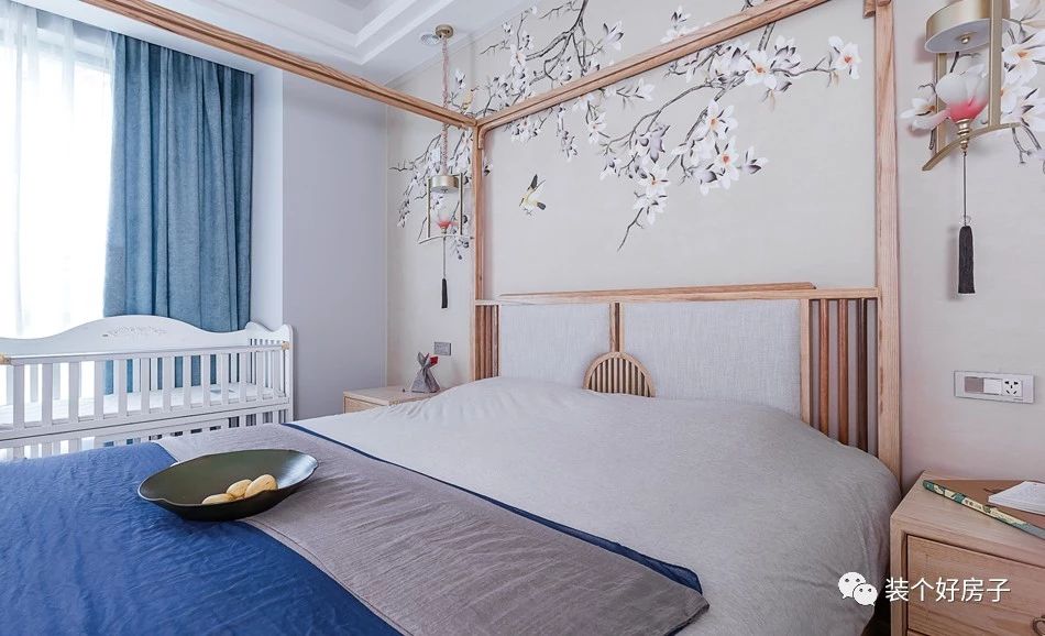 禅意新中式极简茶室风格,原木色书房客厅茶室一体化效果图