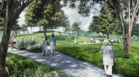 天府新区招商人字绿廊,天府新区人字绿廊规划图