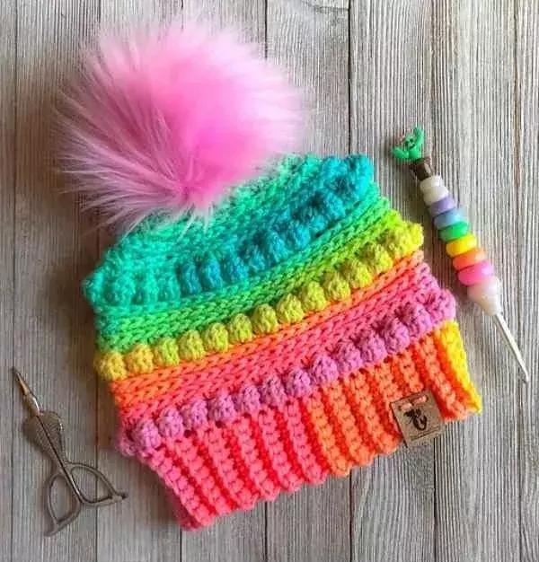 毛线时尚帽子适合40岁左右女款,可爱毛线帽子儿童