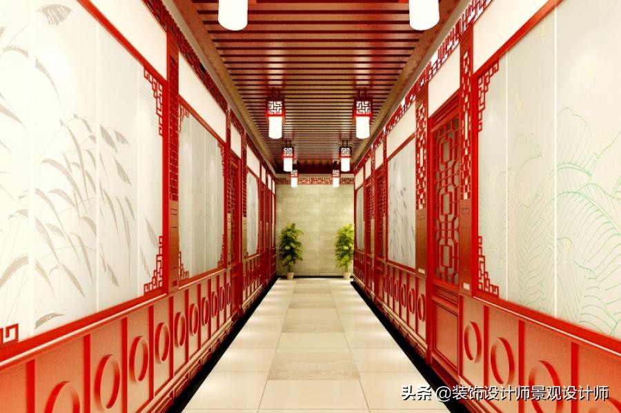 50平米禅意中医养生馆设计图,中医养生理疗会所设计