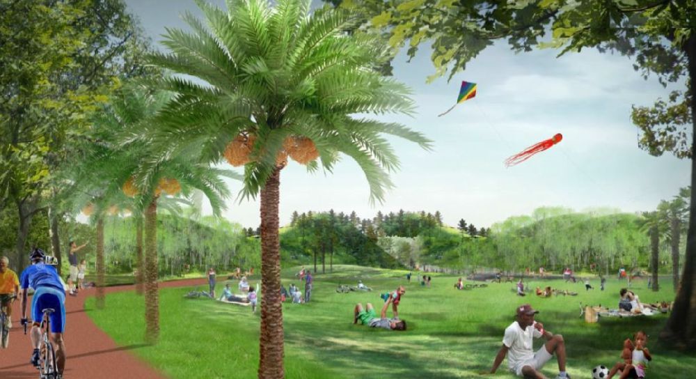 深圳北站公园足球场,深圳市中心公园足球场有多大