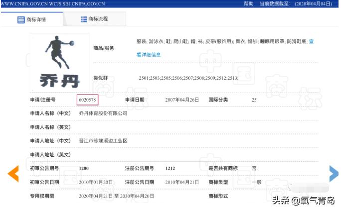 乔丹最新商标,乔丹到底是哪一个商标被撤销