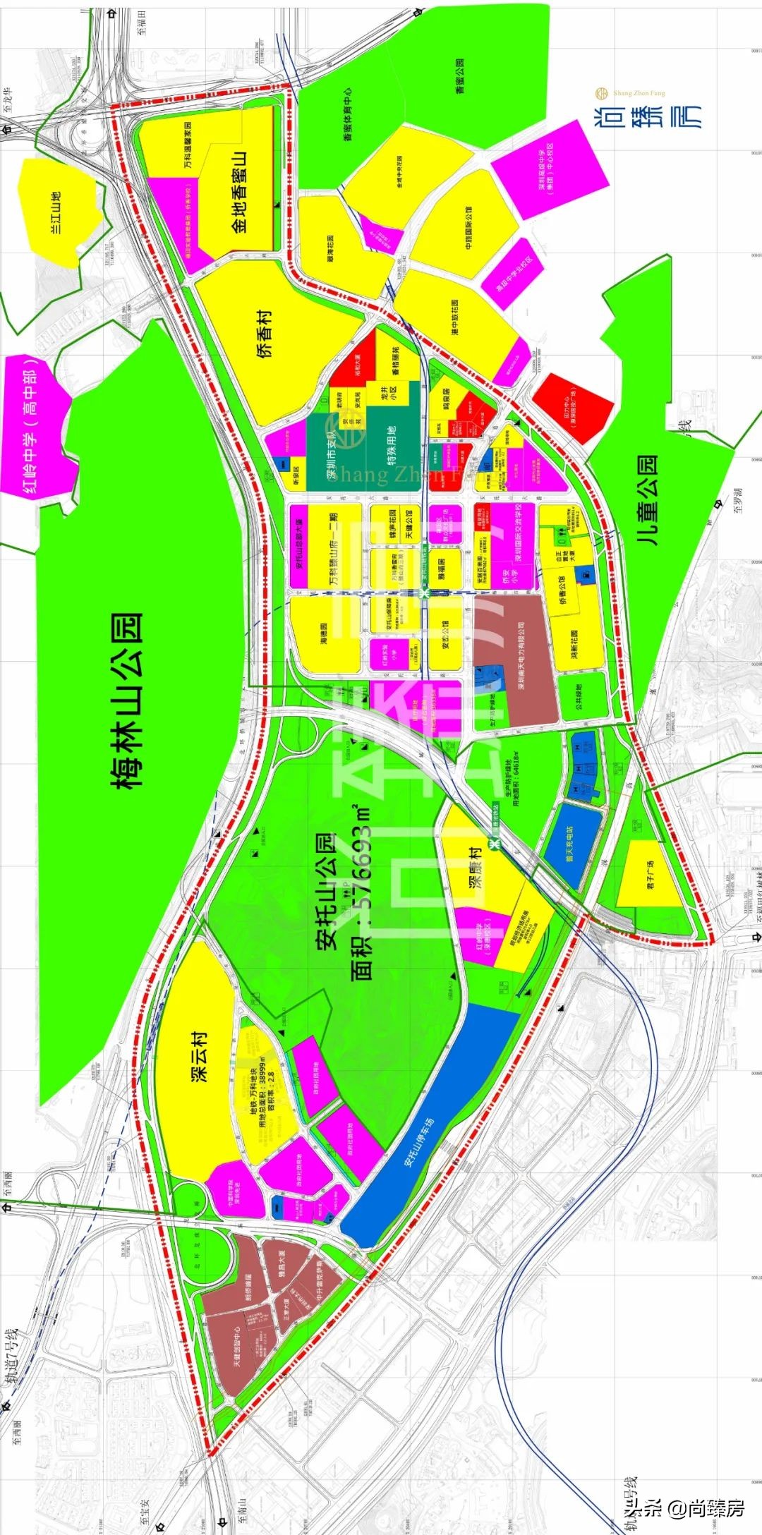 深圳万科瑧山府二手房价格,深圳福田安托山万科瑧山府