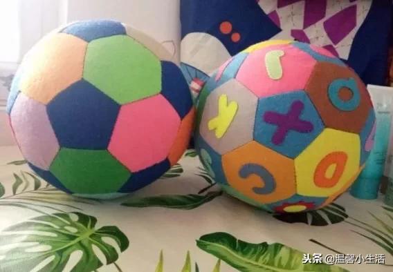 不织布足球,做一个简单的足球