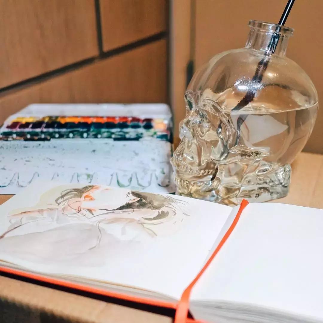 不务正业、跳钢管舞的她靠画羞羞画撩到46万粉丝，画作撩性格酷