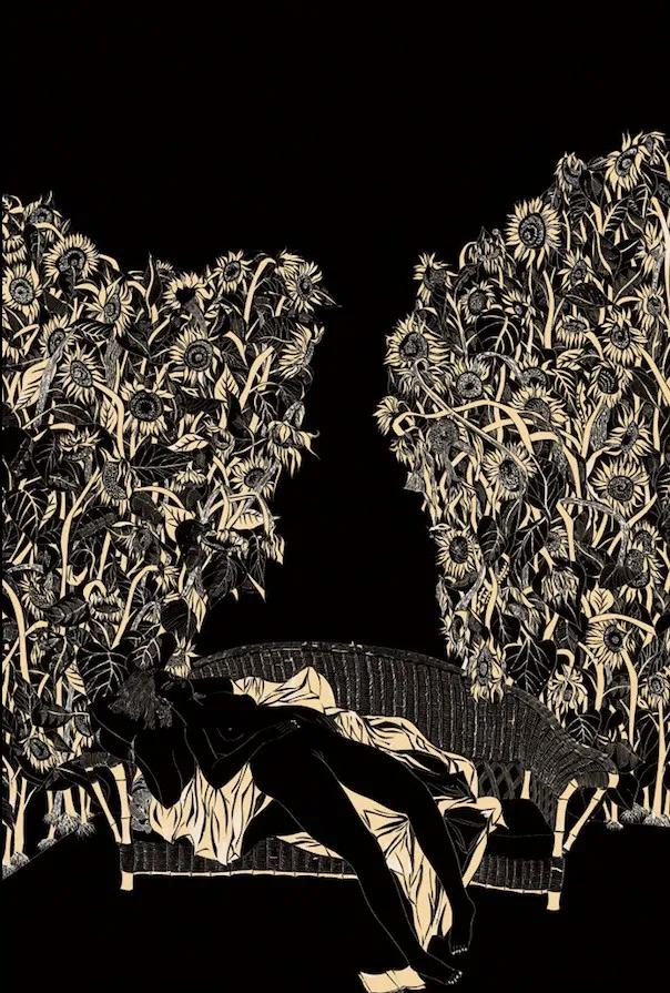 冷冰川水墨作品欣赏,冷冰川墨刻完整视频