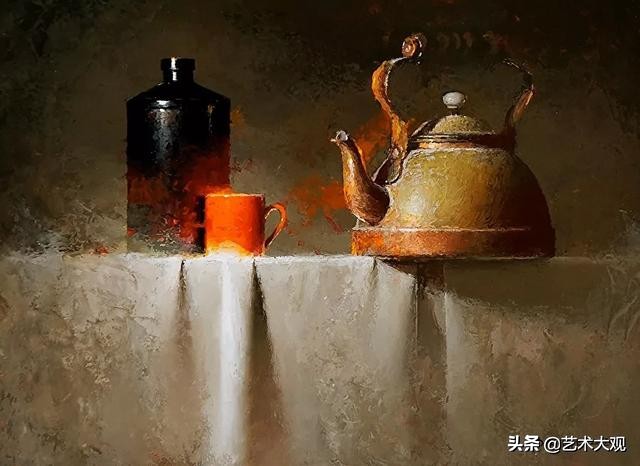 色彩世界油画作品,画家davidsmith油画作品