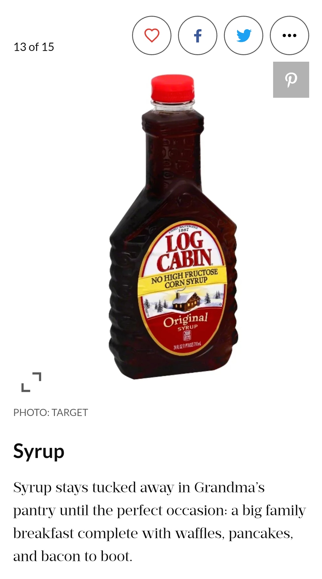 每个美国南方奶奶的厨房里都有15种原料