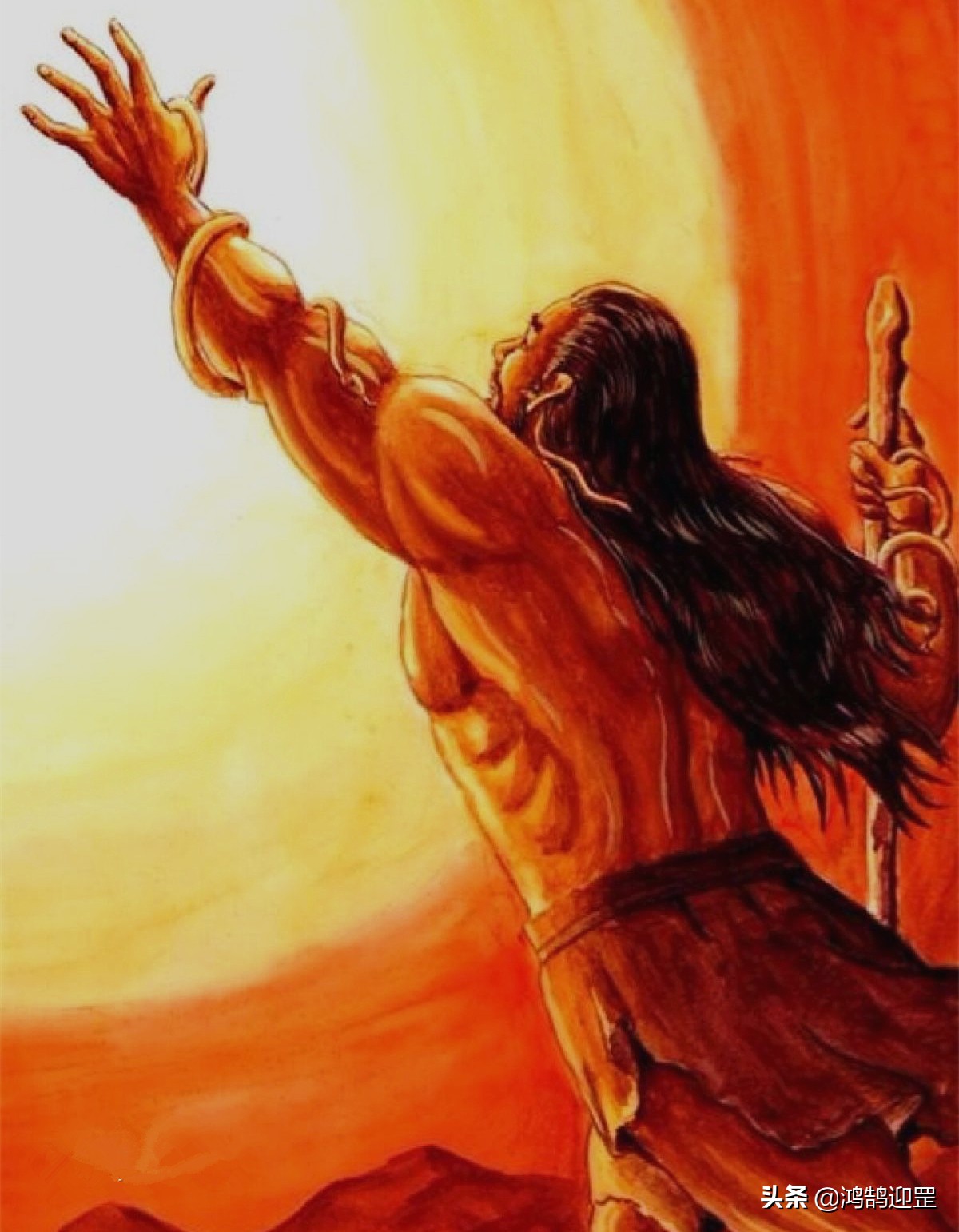 夸父追日神话故事是什么,神话故事夸父追日内容缩写