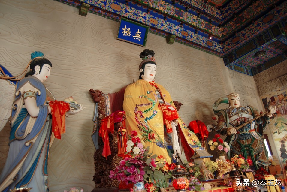 天下瑶池在什么地方,泾川王母宫王母以前真实神像