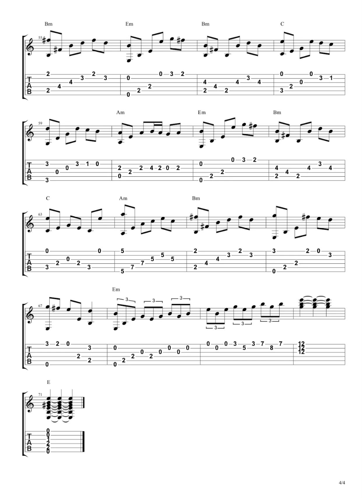 顶级吉他大师罗密欧与朱丽叶,古典吉他第四十课