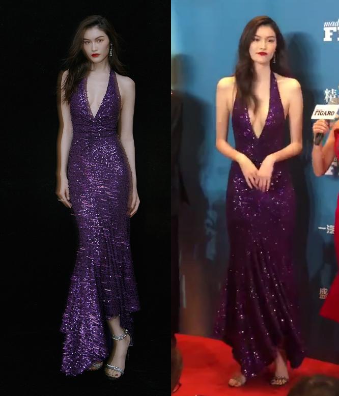 北京才2度，费加罗盛典女星一个比一个穿得少，PS前后郑爽最吓人