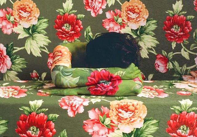 美女画家画5000年前的美女,美女书画家绘画