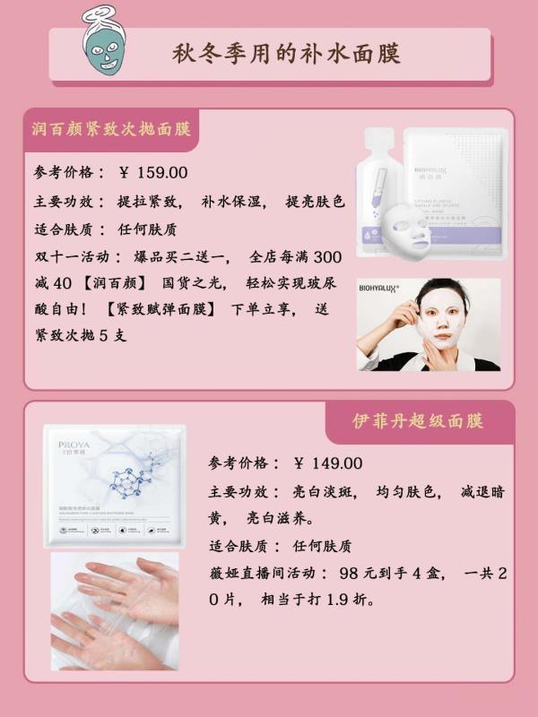 适合沙漠大干皮的平价面膜测评,面膜推荐平价好用双十一凑单