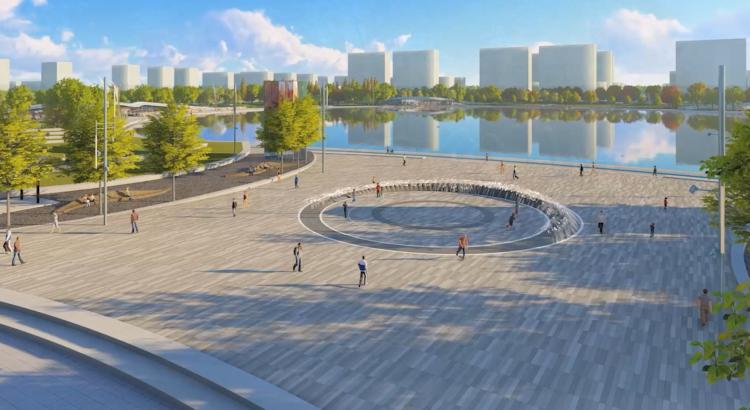 金沙湖钱塘新区,钱塘区金沙湖规划