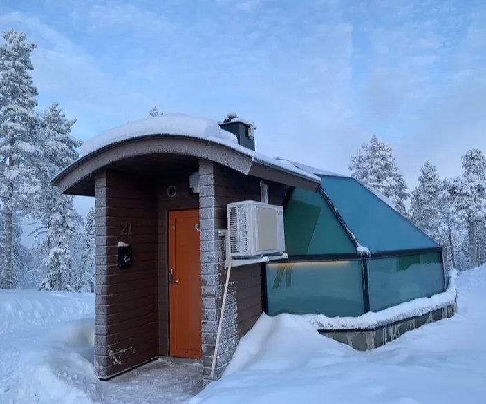 芬兰极光透明玻璃屋,芬兰玻璃屋极光观赏攻略