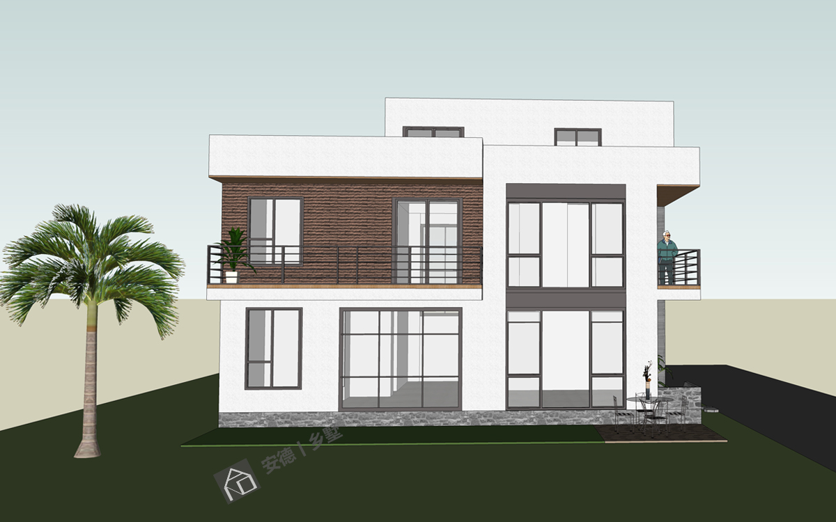 海南一层别墅主体造价,海南文昌13x10米别墅