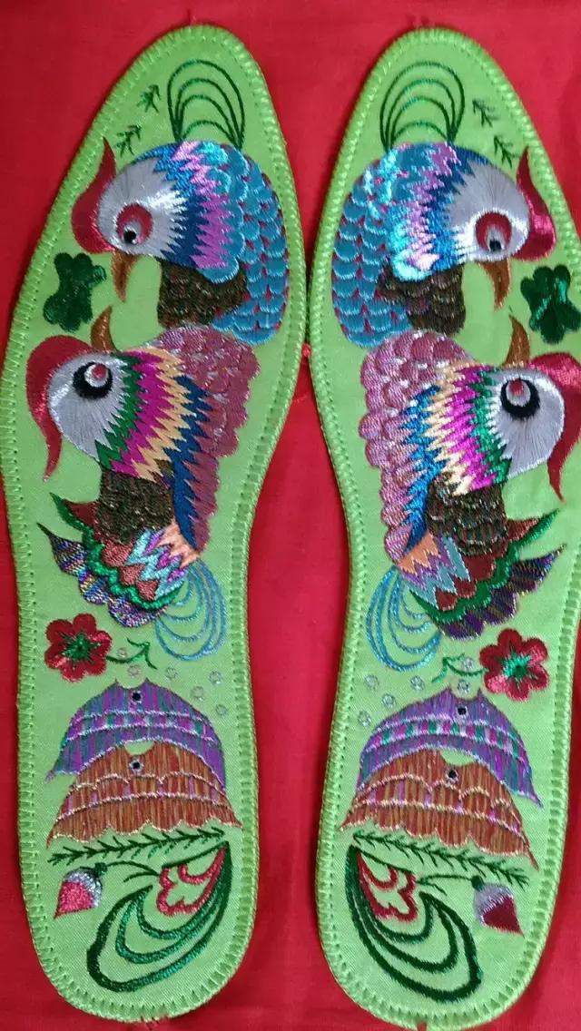 刺绣鞋垫图案大全详细图,惊艳绝伦刺绣鞋垫欣赏