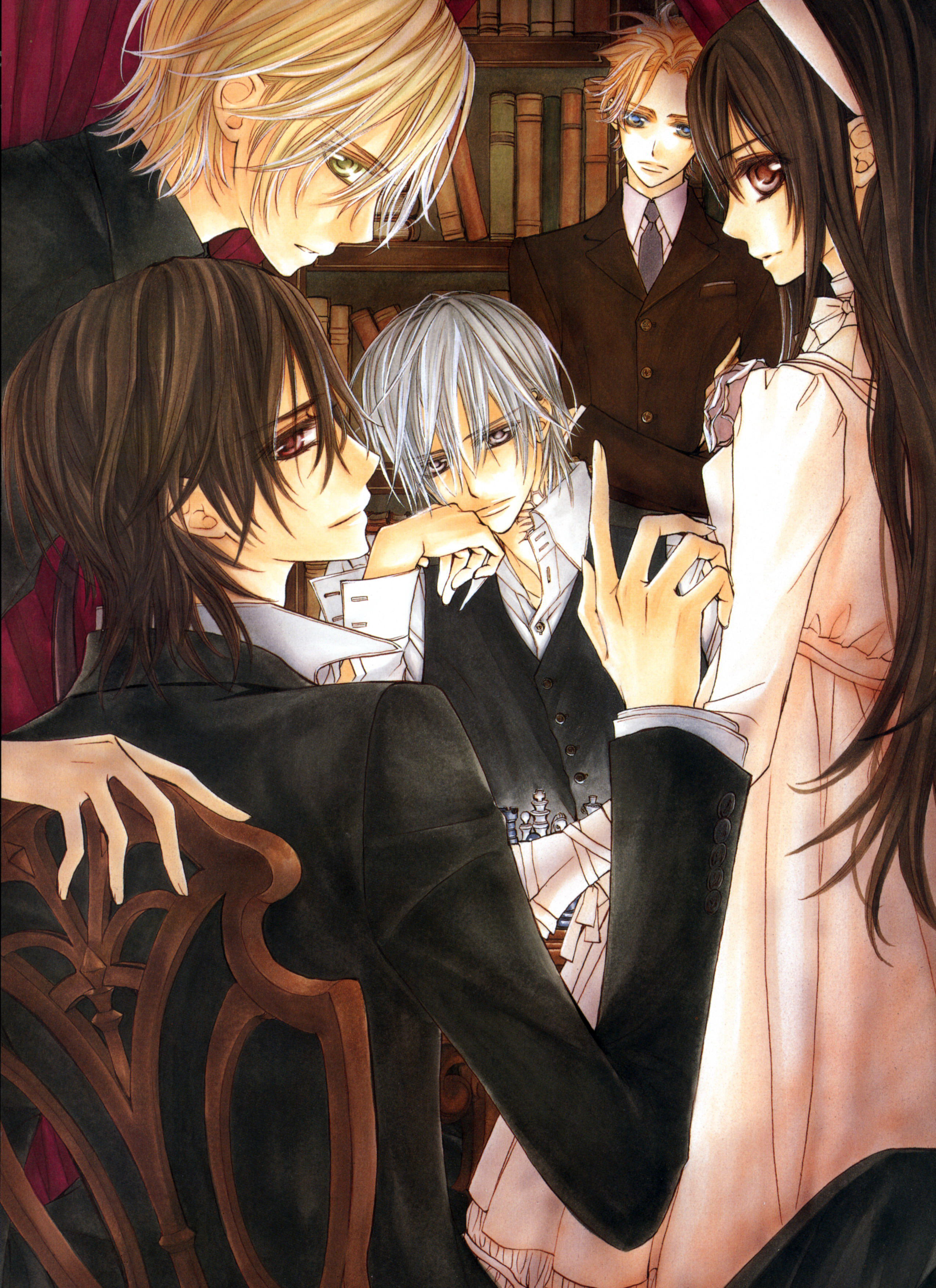 有关帅气吸血鬼的漫画图片,画风超精致的日本吸血鬼漫画