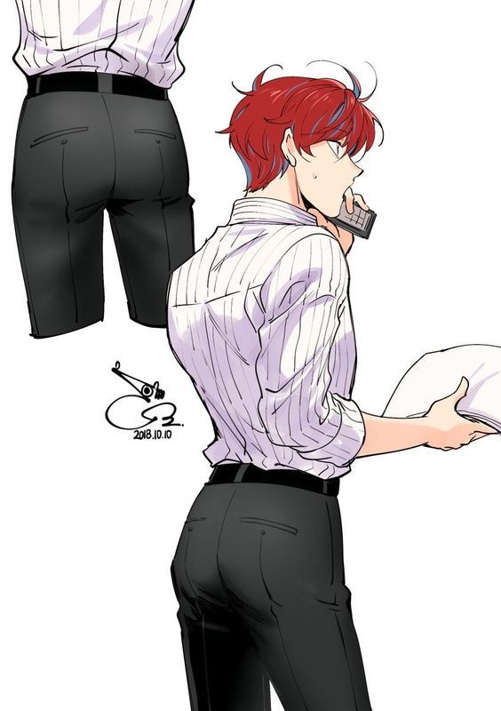 臀部素材画法,男性臀部画法教程