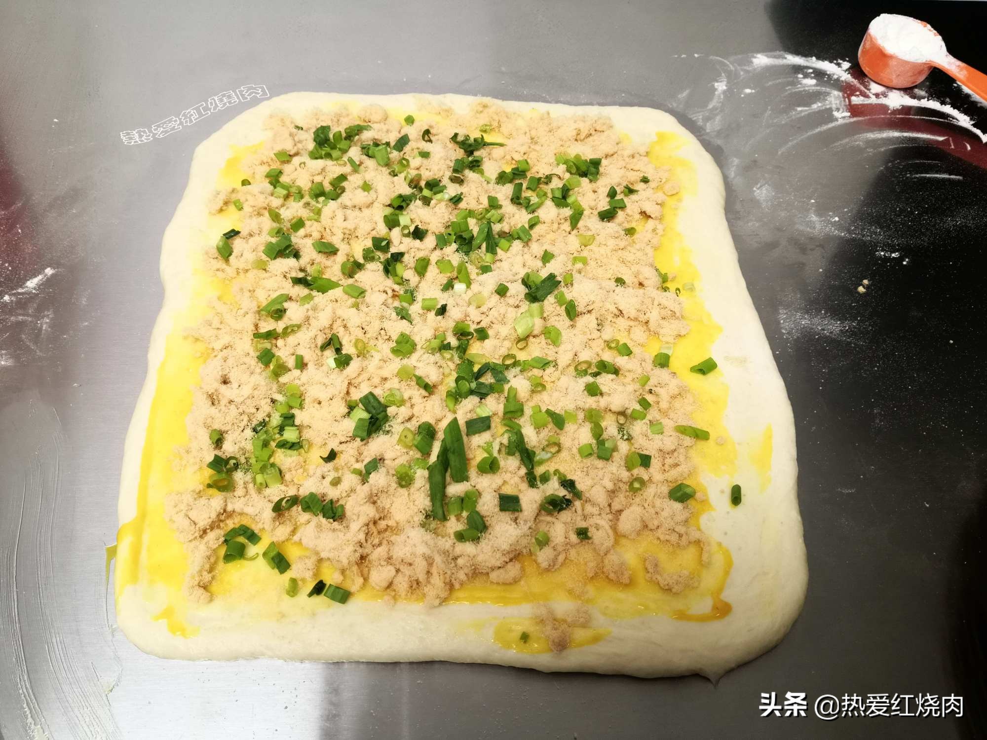 吃起来有韧劲的肉松面包,吃一口就忘不掉的肉松面包